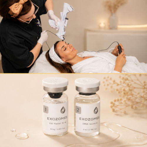 ExoZomes Cell 2 Cell cu 36 miliarde EVs pentru reînnoire avansată, glow, hidratare și elasticitate