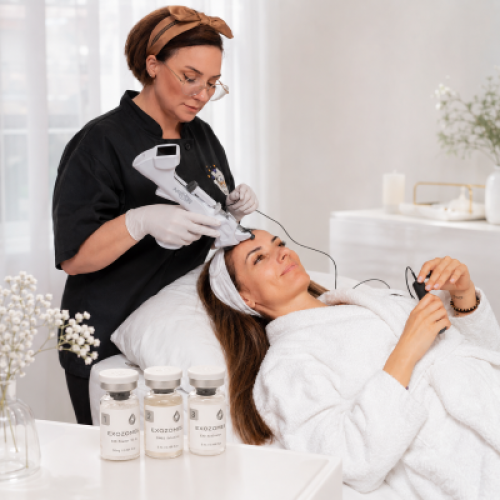 Infuzion Cell Renewal Intensive cu 3 ședințe ExoZomes pentru skin longevity la MBM Studio Ploiești