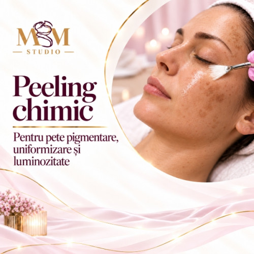 peeling chimic pentru pete pigmentare si uniformizarea tenului la MBM STUDIO Ploiesti