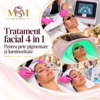 Tratament facial 4 în 1 Total Beauty pete pigmentare & luminozitate