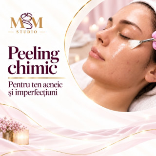 Peeling chimic pentru ten acneic și imperfecțiuni
