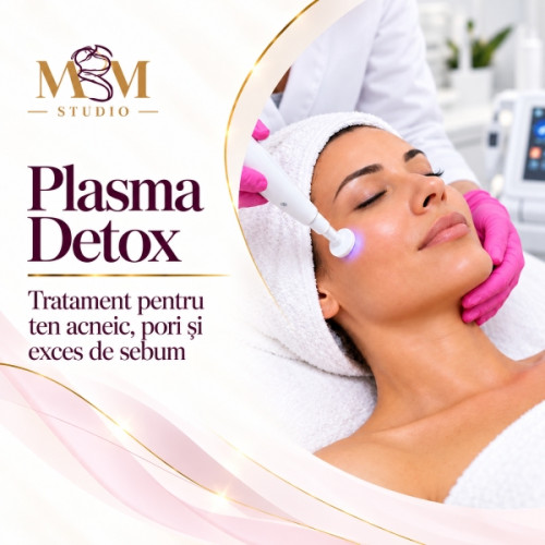 Plasma Detox tratament pentru ten gras, pori și sebum Ploiești MBM Studio