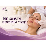 Ten sensibil, cuperoză, roșeață și capilare vizibile