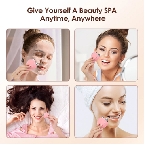 Aparat masaj facial cu microcurenți si vibratii sonice