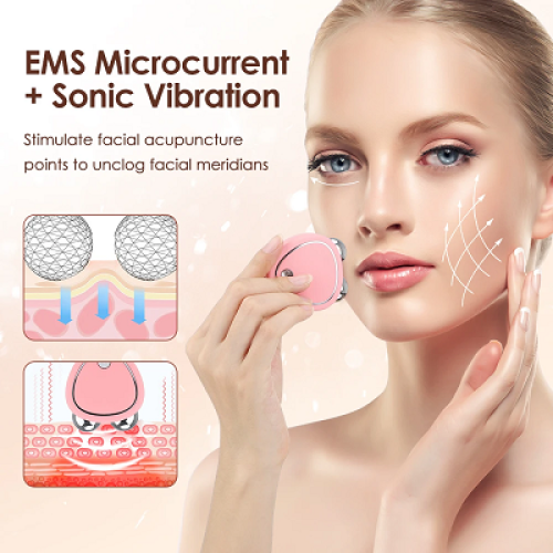 Aparat masaj facial cu microcurenți si vibratii sonice