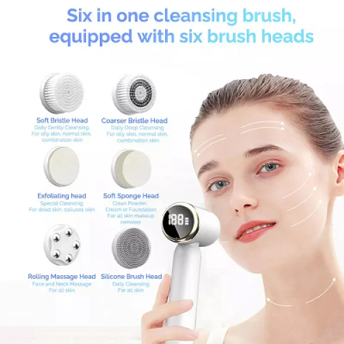 Perie de curatare faciala LCD + incarcare fara fir