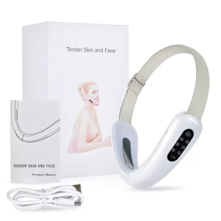 Aparat multifunctional, V model, subtierea fetei, lifting, vibromasaj, incalzire, stimuleaza circulatia sangelui, anti-imbatranire, EMS, unde infrarosu, 10 trepte intensitate, acumulator