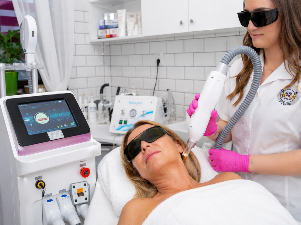 Tratament rejuvenare facială cu laser Ploiești MBM STUDIO