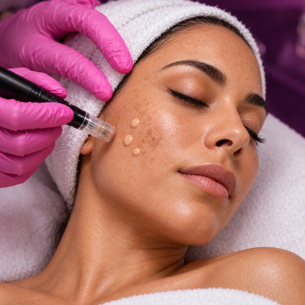 Tratament BB Glow cu microneedling pentru ten tern și neuniform