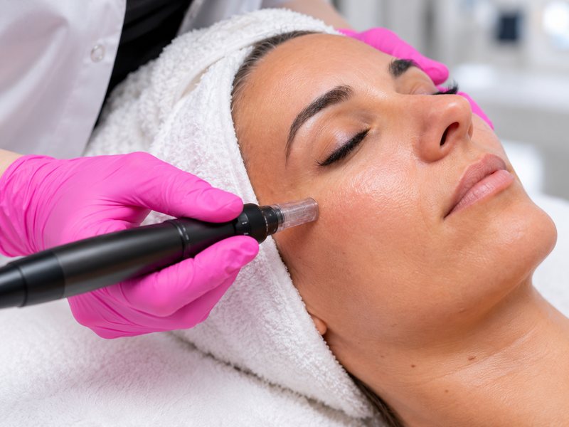 Microneedling Dermapen pentru cicatrici post-acnee și pori Ploiești MBM Studio