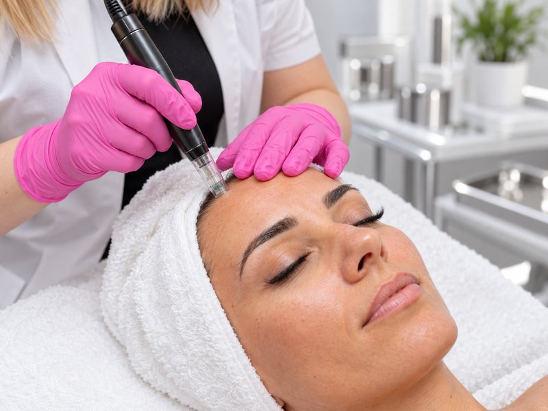 Microneedling Dermapen rejuvenare facială anti-aging Ploiești MBM Studio
