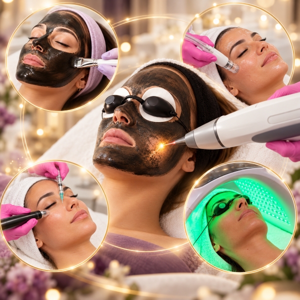 Tratament 4 în 1 Carbon Peel BB Glow pentru pete pigmentare și luminozitate Ploiești MBM STUDIO
