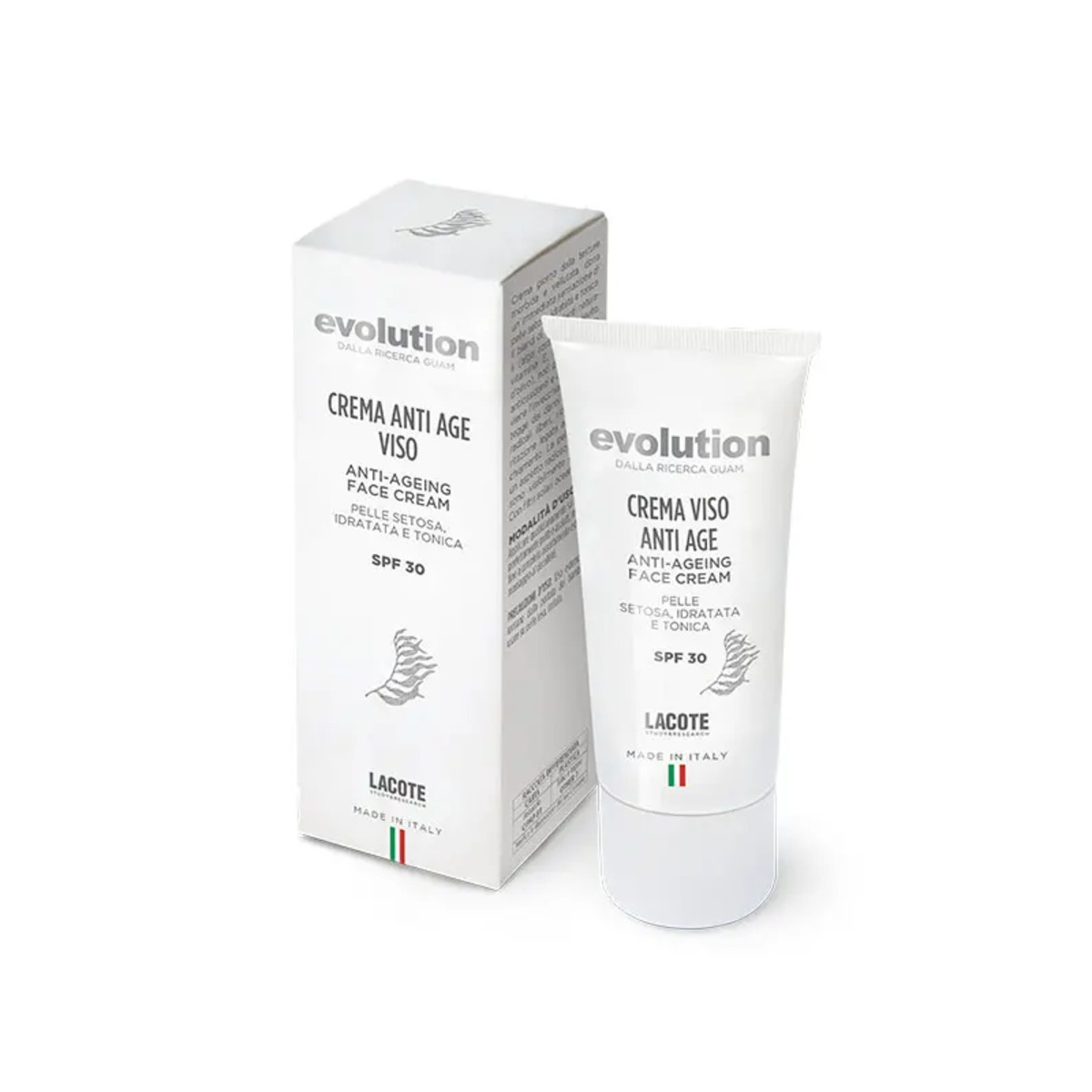 Cremă anti-aging SPF 30 pentru rutina Sea Botox Face Cremă anti-aging SPF 30 Evolution by GUAM 50 ml pentru rutina de dimineață Sea Botox Face