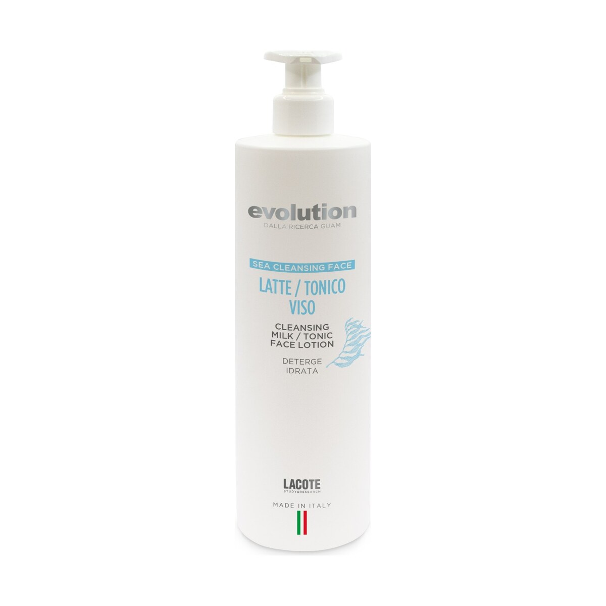 Lapte tonic profesional Sea Cleansing Face Evolution by Guam folosit în protocolul pentru ten gras