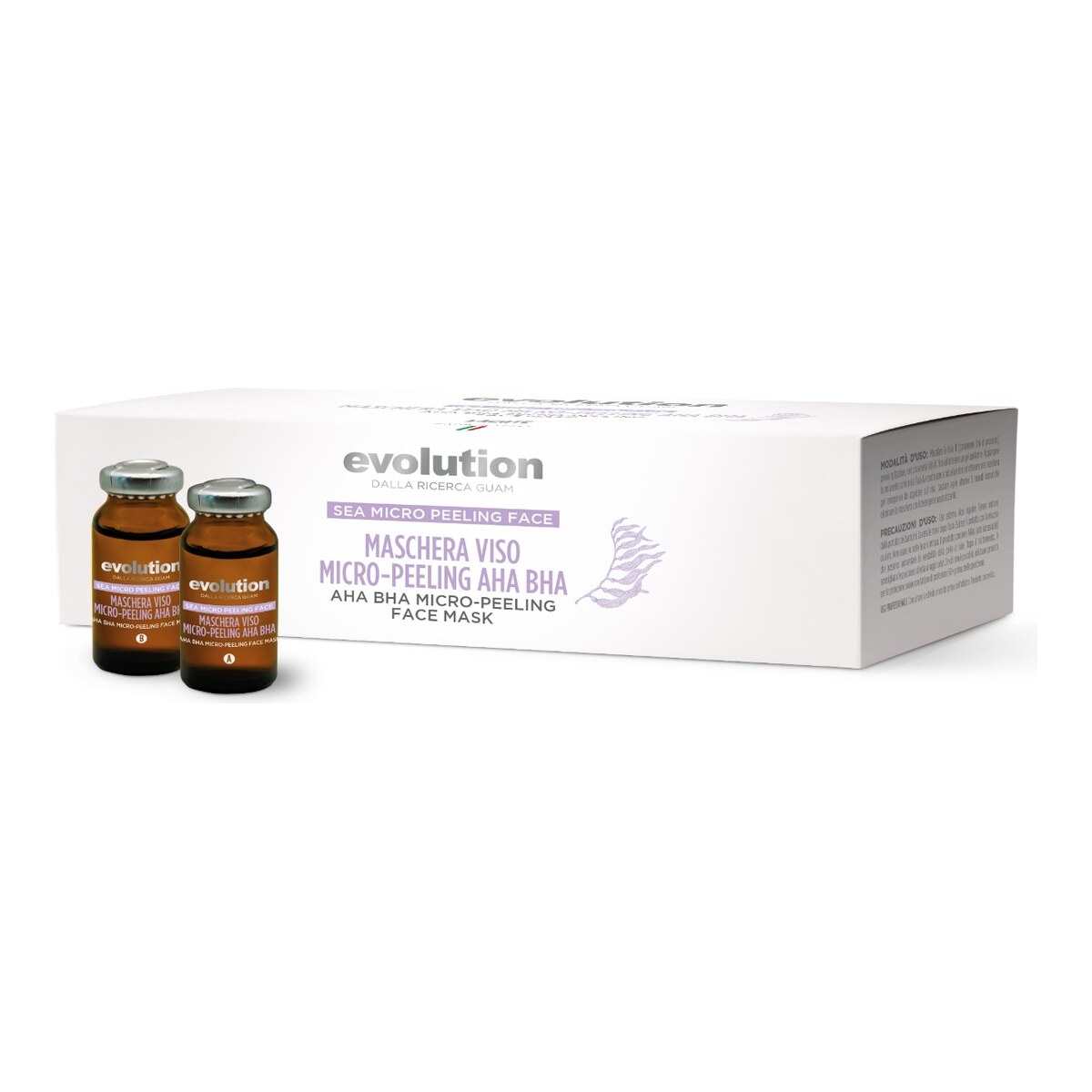 Mască profesională AHA BHA 30% Sea Micropeeling Face Evolution by GUAM