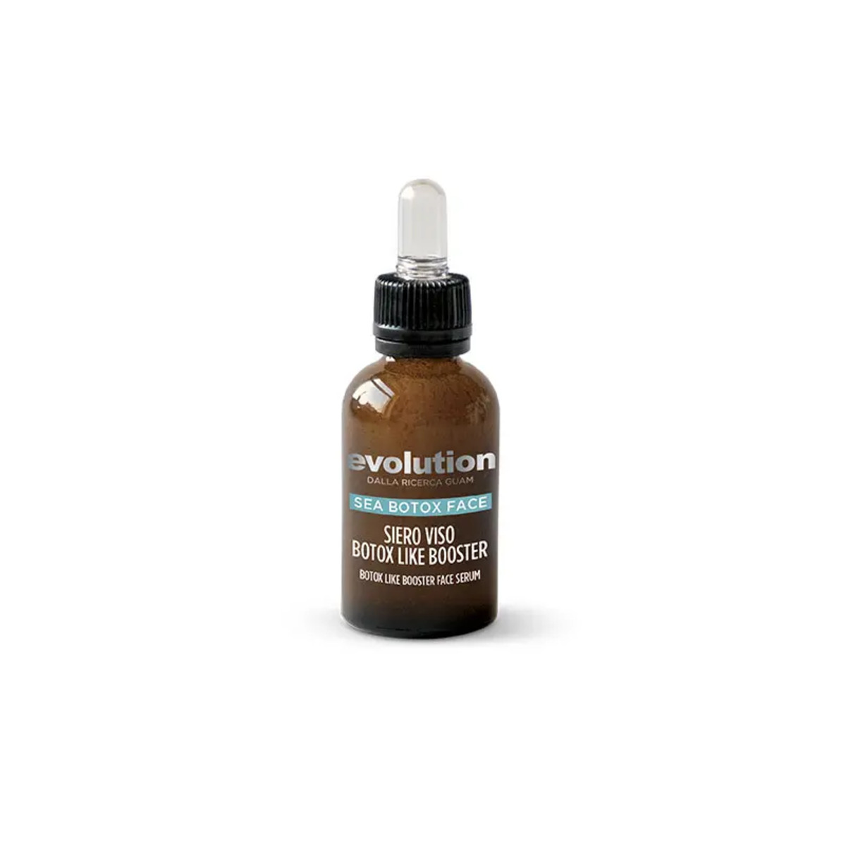 Ser Botox-Like Booster 30 ml pentru liniile de expresie Ser profesional Botox-Like Booster 30 ml Evolution by GUAM cu peptide biomimetice și acid hialuronic