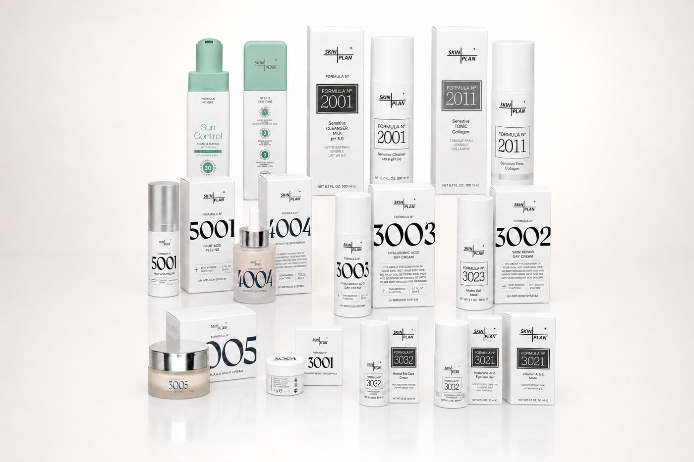 Produse profesionale suedeze SkinPlan folosite după tratamentul Microneedling 3 în 1