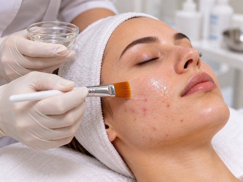 Protocol profesional de peeling chimic pentru ten acneic la MBM STUDIO Ploiești