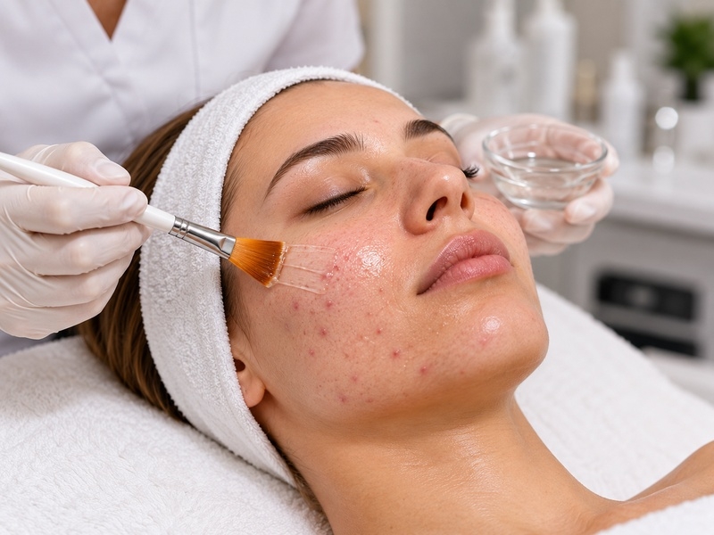 Tratament peeling chimic pentru ten acneic și imperfecțiuni la MBM STUDIO Ploiești